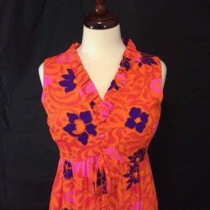 Bright vintage Lilia Honolulu vintage maxi dress